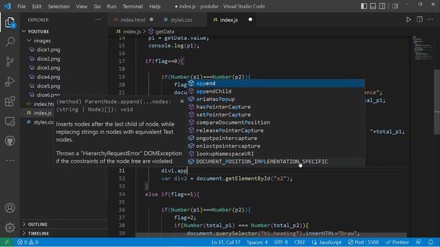 Dice Game Part - 3 | HTML | CSS | Javascript | Final Part смотреть онлайн