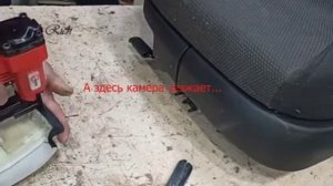 Как самому перетянуть подлокотник на Skoda Octavia A5?