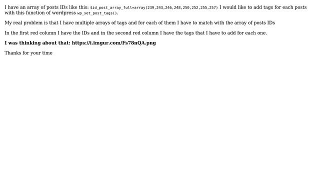 Wordpress: Add multiple tags to multiple posts смотреть онлайн