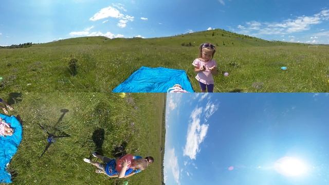 360VR | Челлендж что внутри. Игры для детей. 360 градусов видео для детей