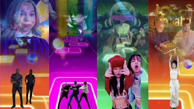 ENID Barbie VS WEDNESDAY Bloody Mary VS BLACKPINK VS SKIBIDI DOP YES YES Tiles hop fun battle смотреть онлайн