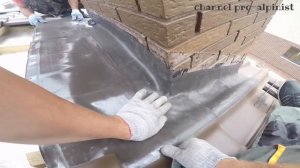 Ремонт примыкания кровли к трубе / Течет крыша из натуральной черепицы в районе трубы