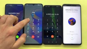 Honor X7a Vs Honor 8X Incoming Call & Xiaomi Redmi Note 10 Vs HUAWEI Nova Y90 Outgoing Call