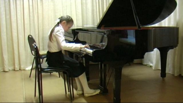 Анастасия Гнатенко 11 лет Гречанинов "Камаринская" смотреть онлайн