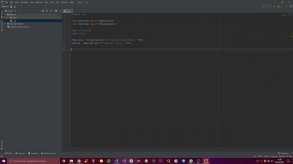 Camera Chat - PyCharm Python - Tutorial #57