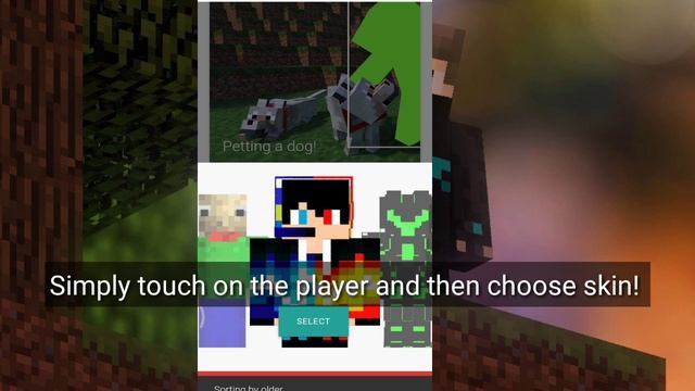 How to make minecraft wallpapers with your skin! смотреть онлайн