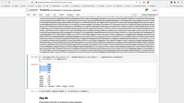 Advent of Code with Pandas - Day 6 смотреть онлайн