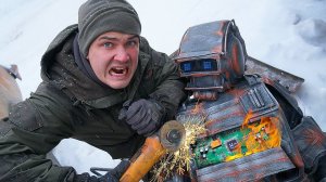 Чиним робота после битвы, чтобы подготовить новый план!