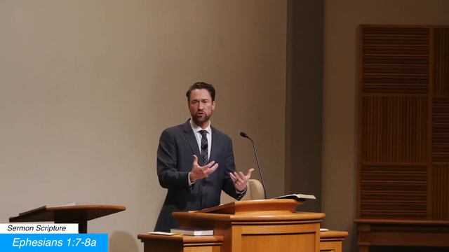 2023-9-24 Evening Worship - Ephesians 1:7-8a - "Redeemed by the Son" смотреть онлайн