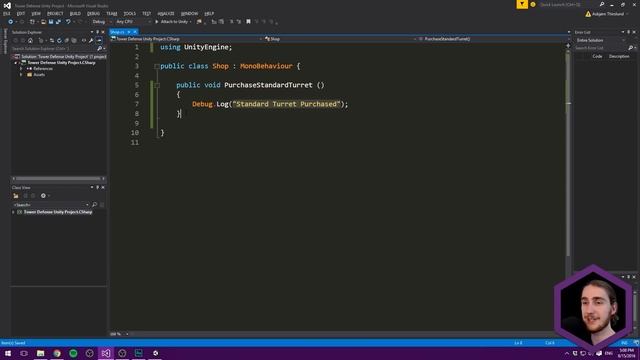 How to make a Tower Defense Game (E08 SHOP) - Unity Tutorial смотреть онлайн
