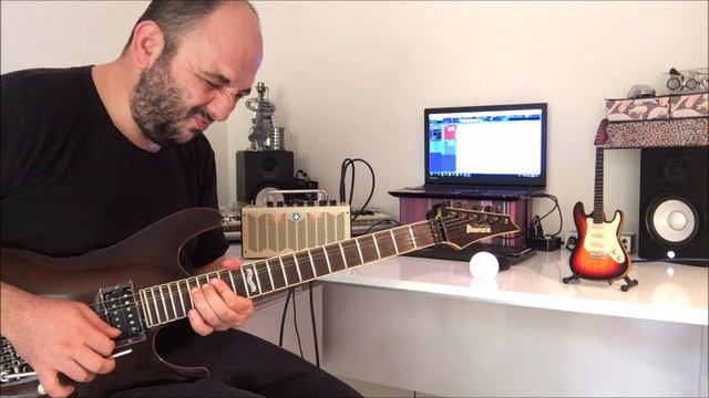 ERMAN BAYKAN-Epic Dream Theater Backing Track-Yamaha THR5-improvise #5 смотреть онлайн