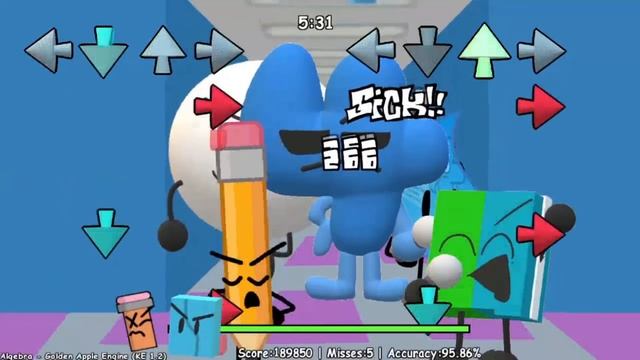 Four's Basics | Friday Night Funkin Vs Dave and Bambi Golden Apple "Algebra" смотреть онлайн