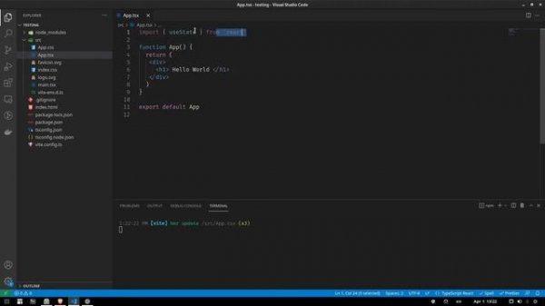 Vite React Typescript with Sass
