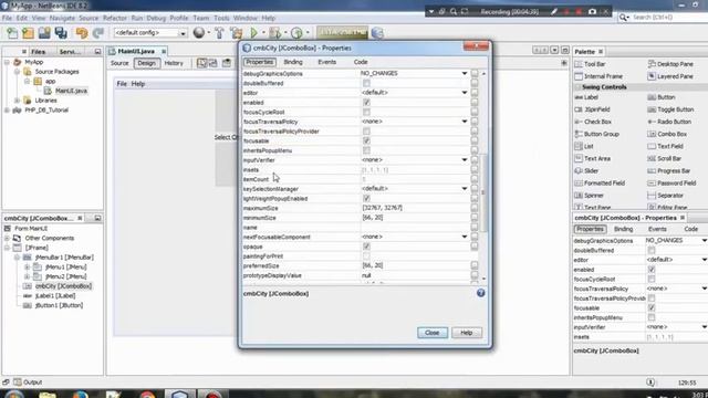Java Swing Netbeans IDE GUI Tutorial - 9 - How To Use JComboBox or ComboBox - Hindi смотреть онлайн