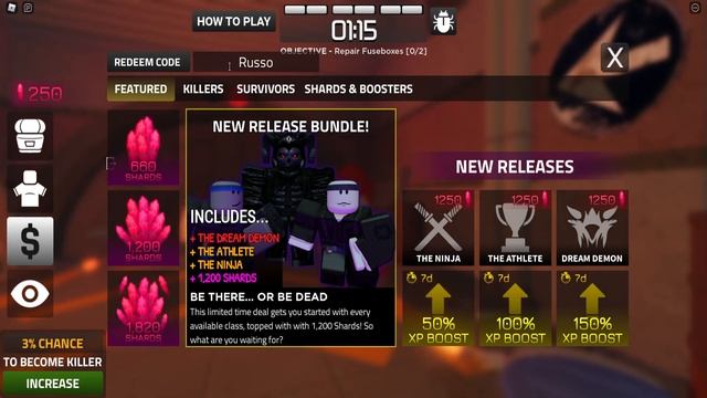 ⭐ROBLOX ESCAPE THE DARKNESS CODES⭐ смотреть онлайн
