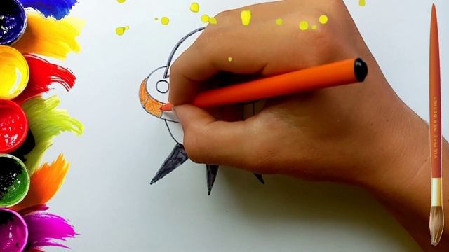 How TO DRAW A FLYING SAUCER WITH AN Alien | Как НАРИСОВАТЬ ЛЕТАЮЩУЮ ТАРЕЛКУ С ПРИШЕЛЬЦЕМ смотреть онлайн
