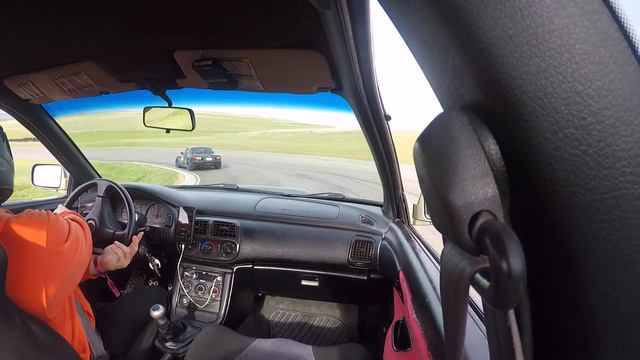 Passenger POV Thunderhill CW - Warm up session Subaru Impreza GC8 EJ207 STI swap смотреть онлайн