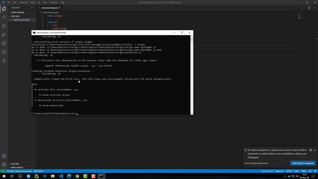 Create Conda Environment for ArcGIS Pro 2.7 with YAML File смотреть онлайн