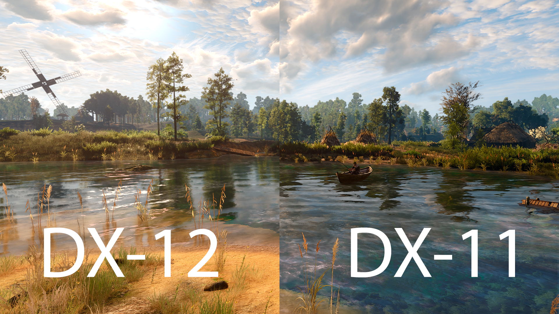 The Witcher 3: Wild Hunt - Complete Edition. DX-12 vs DX-11 смотреть онлайн