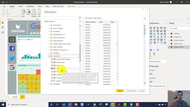 Get your Google Analytics data into Power BI (Free PBIT) смотреть онлайн