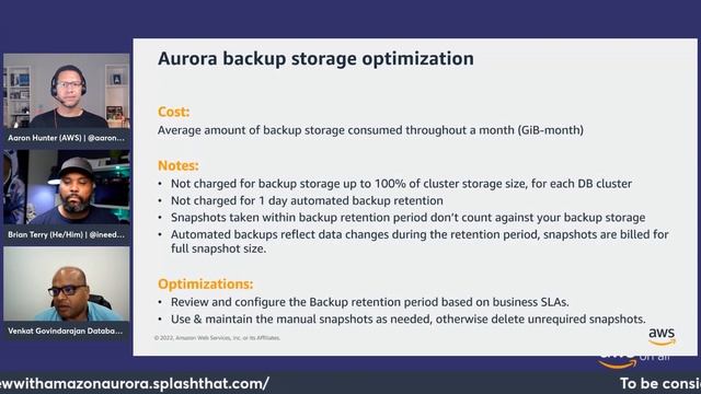AWS On Air ft. Amazon Aurora Cost Optimization | AWS Events смотреть онлайн