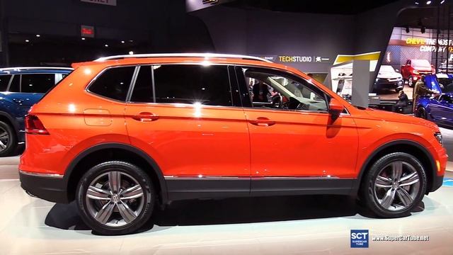 2018 Volkswagen Tiguan Long Wheelbase - Exterior Interior Walkaround - 2017 New York Auto Show смотреть онлайн