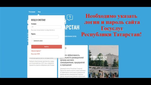 Голосование на портале госуслуг РТ смотреть онлайн