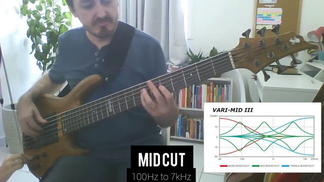 Ibanez Vari-Mid III Preamp Test | Parametric EQ смотреть онлайн