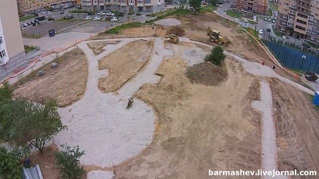 Благоустройство зоны отдыха на ул. Лазурная (Коммунарка) смотреть онлайн