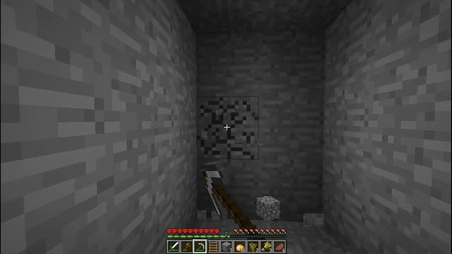 Minecraft выживание на хардкоре часть 2 построил домик два этажа для выживания!