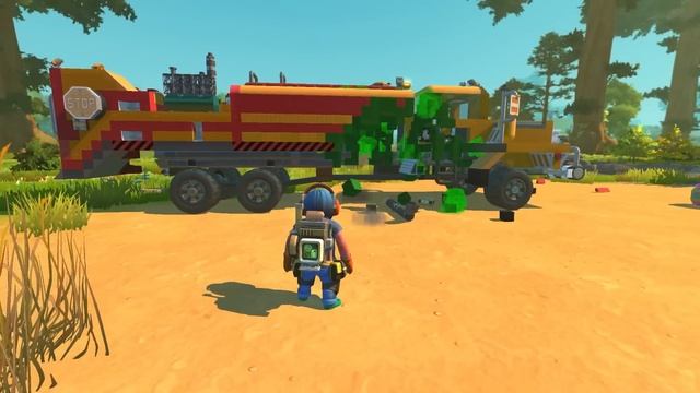 ШОК! БАКТЕРИЯ СОЖРАЛА НЕБОСКРЕБ! ? СУПЕР МОД! в SCRAP MECHANIC смотреть онлайн