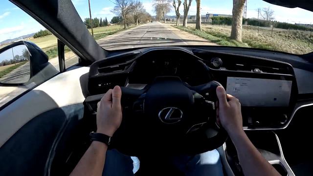 Lexus RZ 450e Yoke POV Test Drive Walkaround [4K] смотреть онлайн