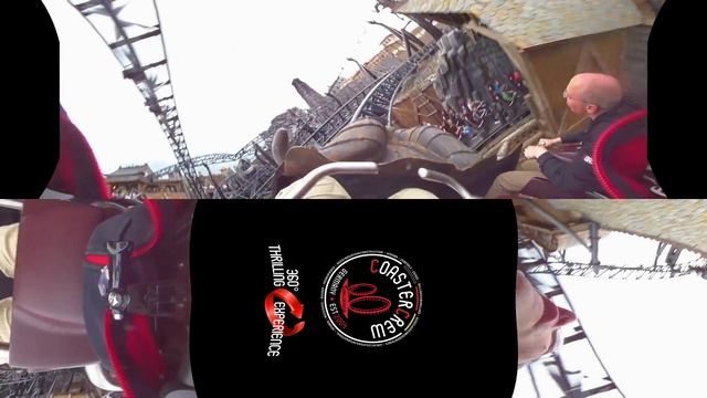 WOW! TARON 360° Phantasialand extreme VR Roller Coaster on-ride front row POV #rollercoaster смотреть онлайн