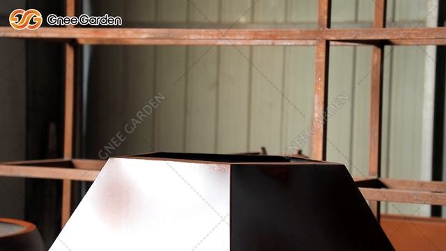 Corten Edge Outdoor Garden Metal Planter Corten Steel Flower Pot Corten Steel Garden Planter смотреть онлайн
