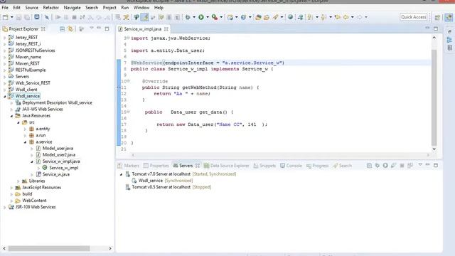 Create Web Service And Web Client Service On Eclipse смотреть онлайн