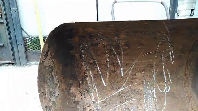 Мангал-барбекю из бойлера, своими руками, за 2 часа!