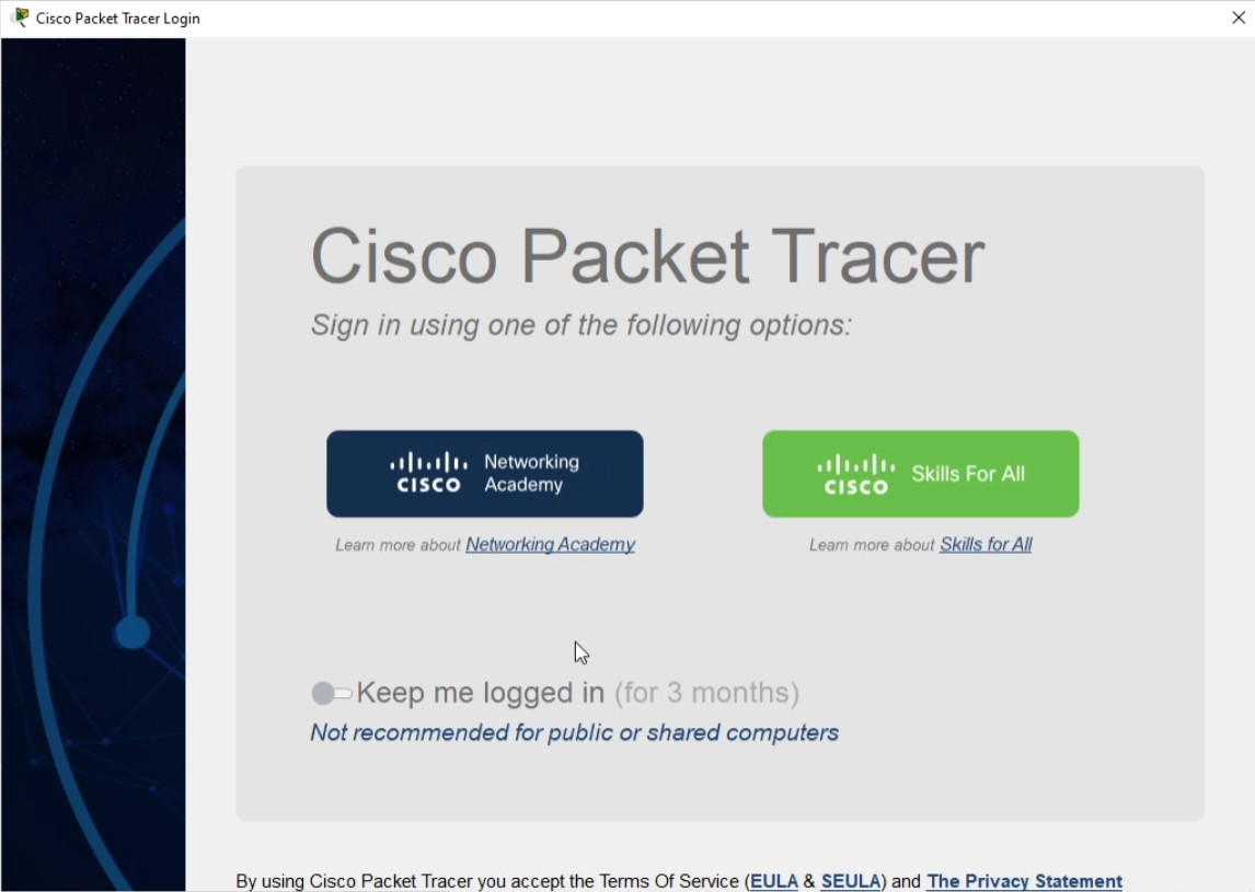 Блокировка доступа Cisco Packet Tracer к интернету для возможности запуска без аккаунта Cisco смотреть онлайн