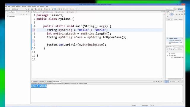 Java Tutorial 15 Java String смотреть онлайн