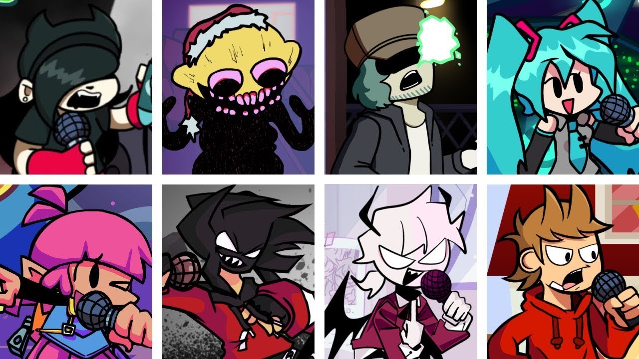 For Hire but Every Turn a Different Character Sings?(FNF For Hire song but Everyone Sings It) ? смотреть онлайн