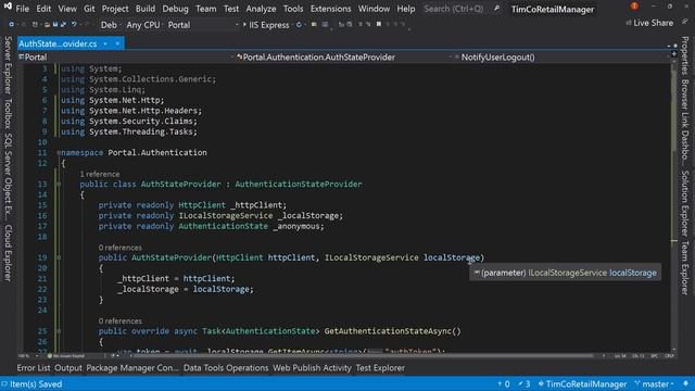 .NET 5 Blazor WebAssembly Authentication Against an API- A TimCo Retail Manager Video смотреть онлайн
