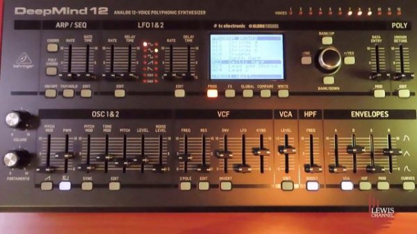 Behringer DeepMind 12D Celitc Harp