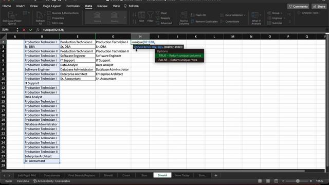Understanding the UNIQUE Function in Microsoft Excel for Extracting Distinct Values смотреть онлайн