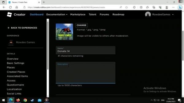How to create a Roblox Pass