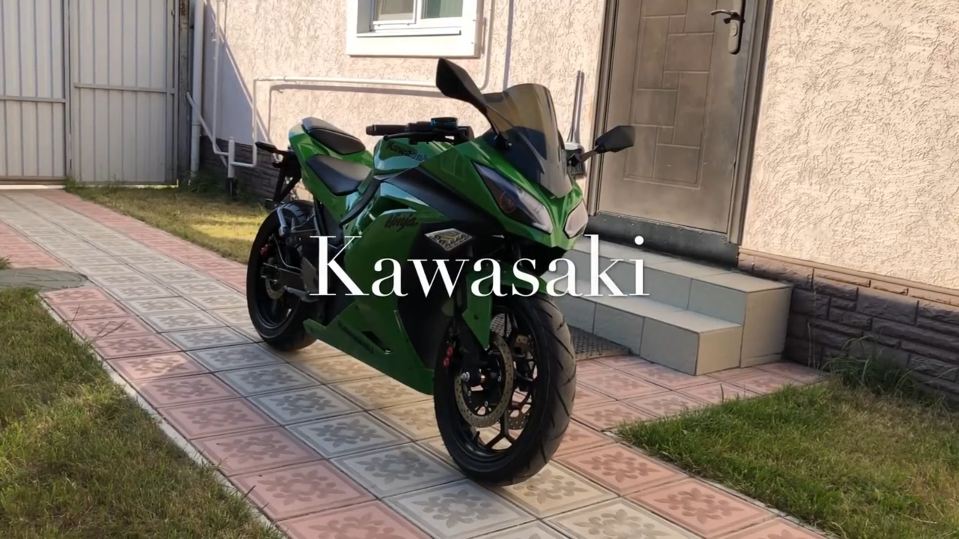 Электромотоцикл Kawasaki Ninja. 4000 Вт. Доработан! смотреть онлайн