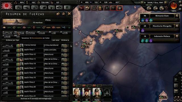 Hearts of Iron 4 Gameplay en Español | El silencio que precede al cañonazo | #16 | Japón смотреть онлайн