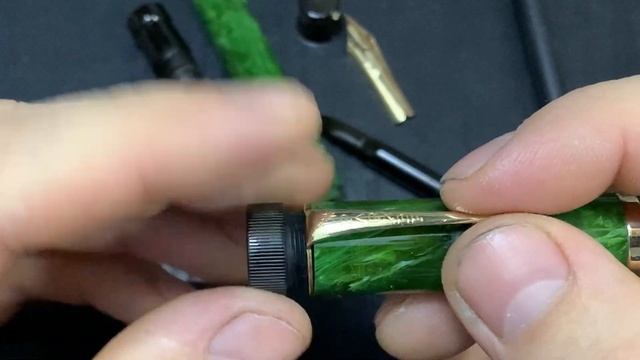 Restoration Parker DUOFOLD Lucky Curve - How to Repair Button Filler Fountain Pen смотреть онлайн