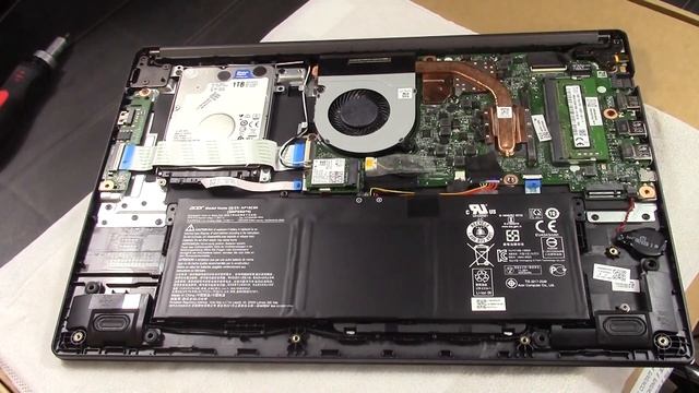 Acer Aspire 5 (A515-54G) - How to remove battery | PowerTech.hu смотреть онлайн