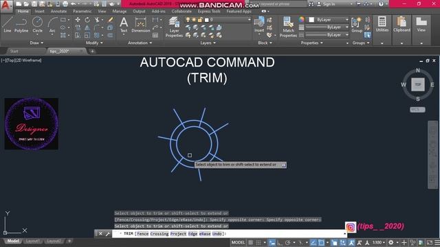 AUTOCAD COMMANDS 2020 ADVANCED - TRIM смотреть онлайн