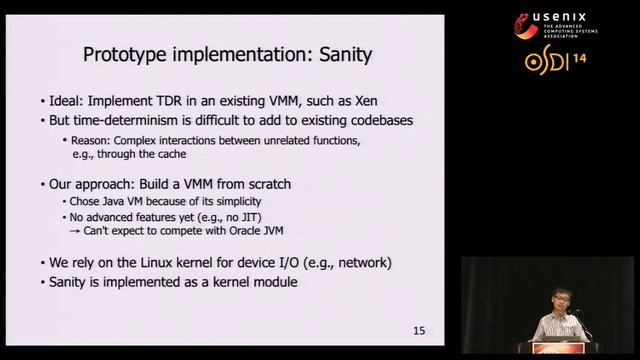OSDI '14 - Detecting Covert Timing Channels with Time-Deterministic Replay смотреть онлайн