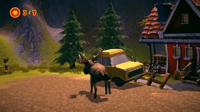 Moose Around - ЛОСЬ СПАСАЕТ ГОРОДОК ОТ ПЬЯНСТВА - Игра - Прохождение смотреть онлайн